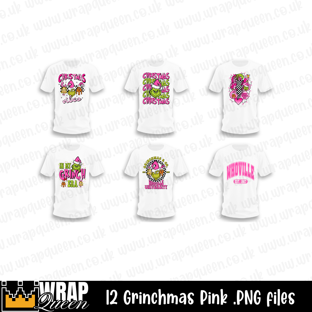 Digital Download - Pink Grinchmas - 12 files