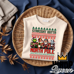 Christmas DTF 👕 Straight outta north pole