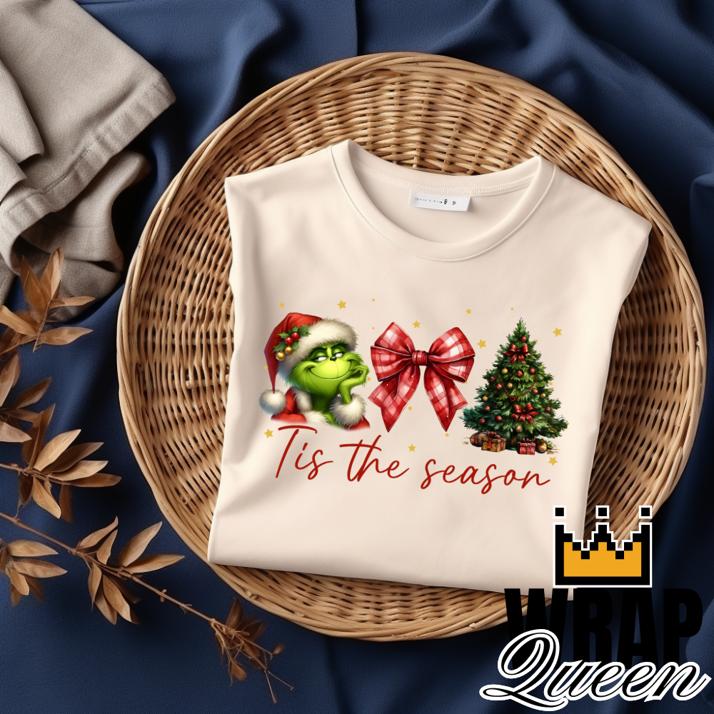 Christmas DTF 👕 Grinch Tis the season