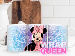 Minnie🔥🍵Sublimation 11 oz Mug Wraps