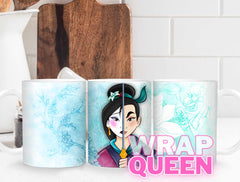 Mulan - I'll make a man out of you🔥🍵Sublimation 11 oz Mug Wraps