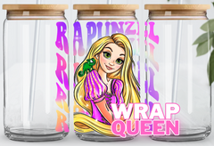 Princess Rapunzel UVDTF - 4 inch