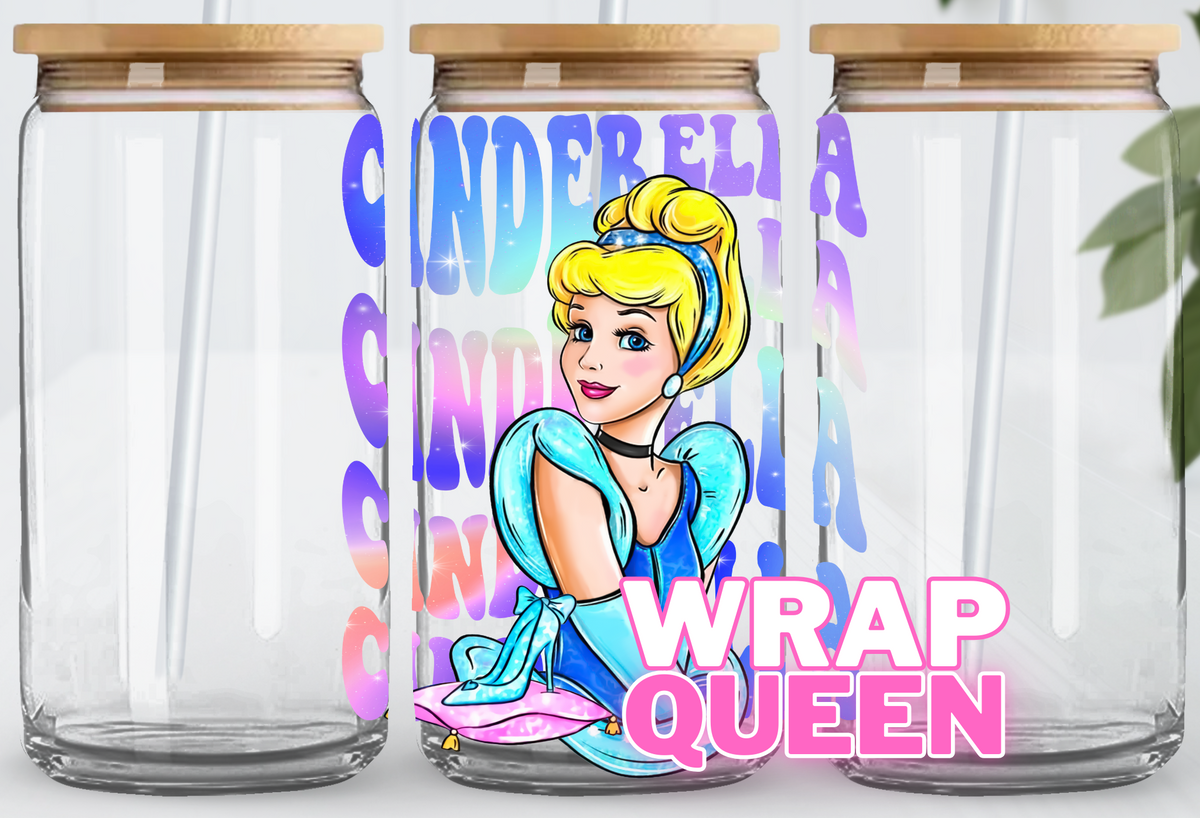 Princess Cinderella 1 UVDTF - 4 inch