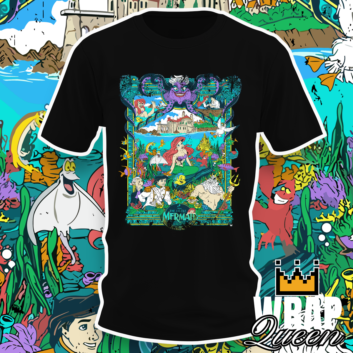 Little Mermaid - Under The Sea👕 DTF Transfer