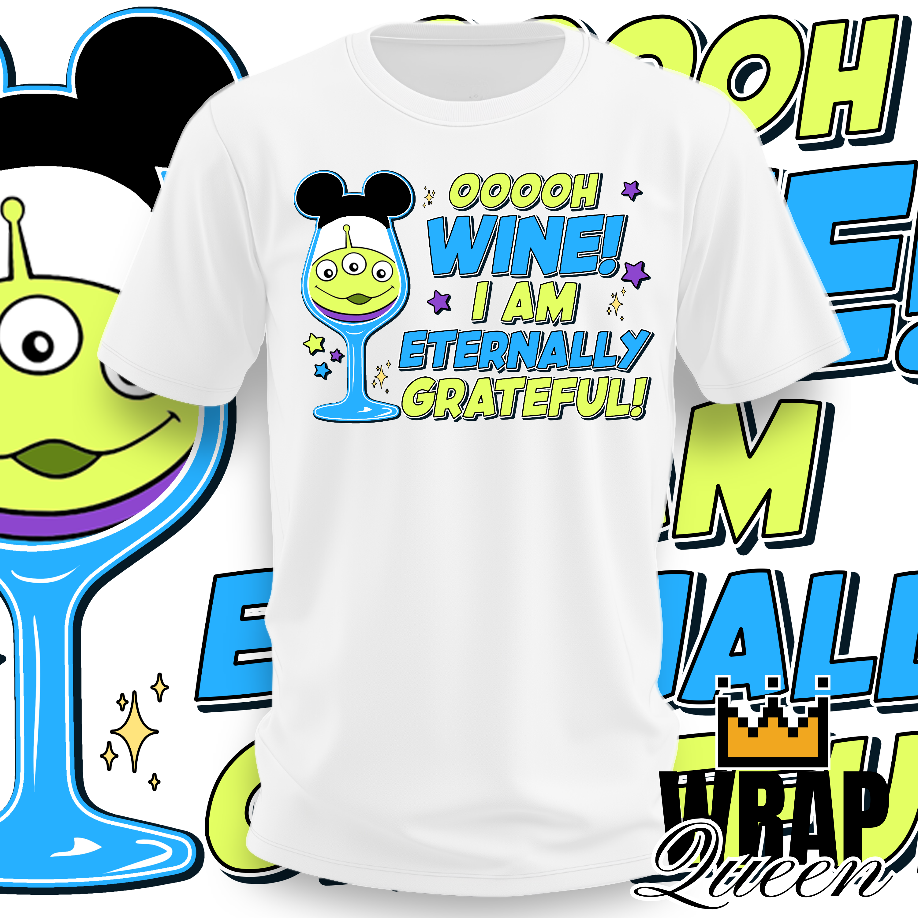 Toy Story - Drink - Tipsy - Booze - Wine - Alcohol 👕 DTF Transfer