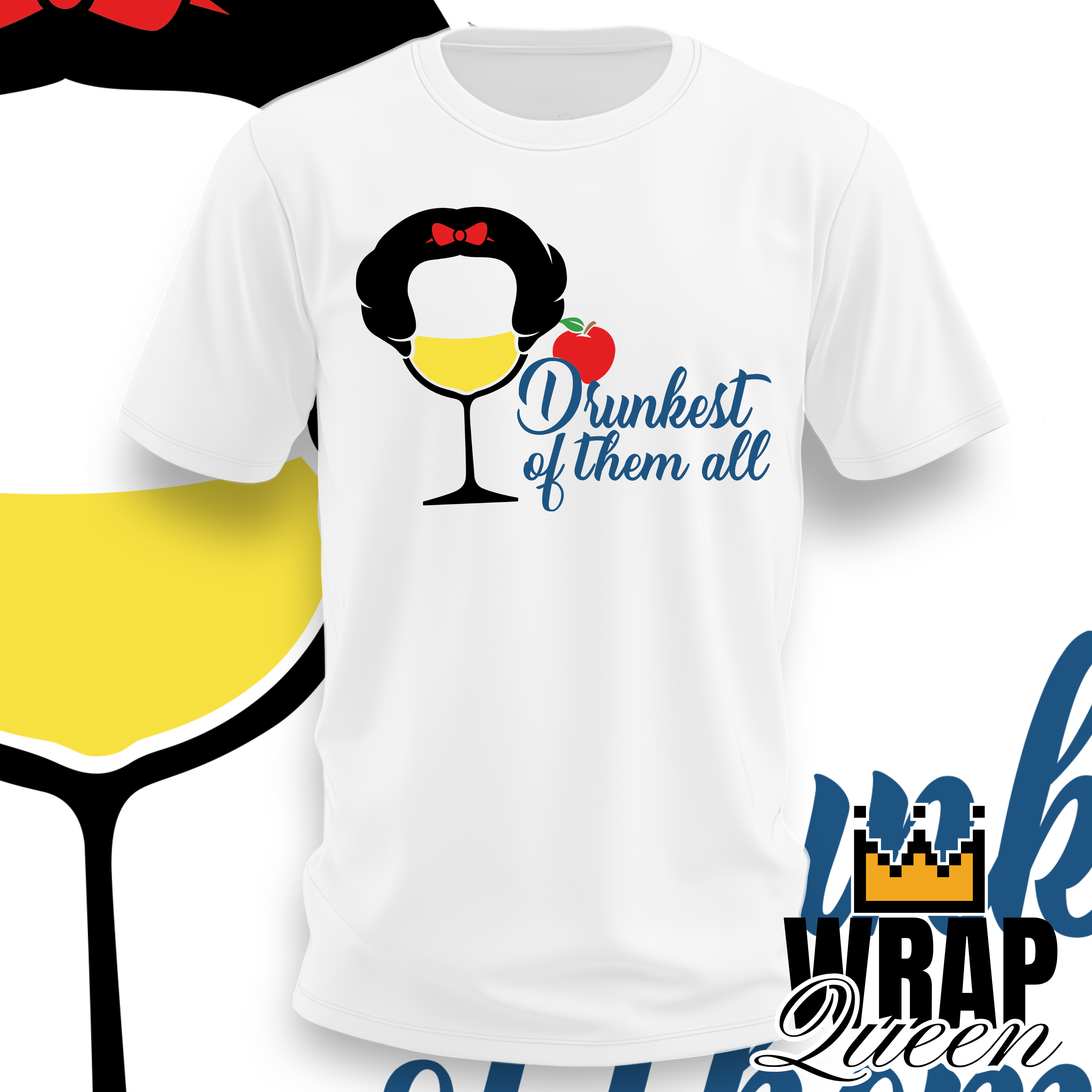 Tipsy Princess Tshirt Design 👕 DTF Transfer