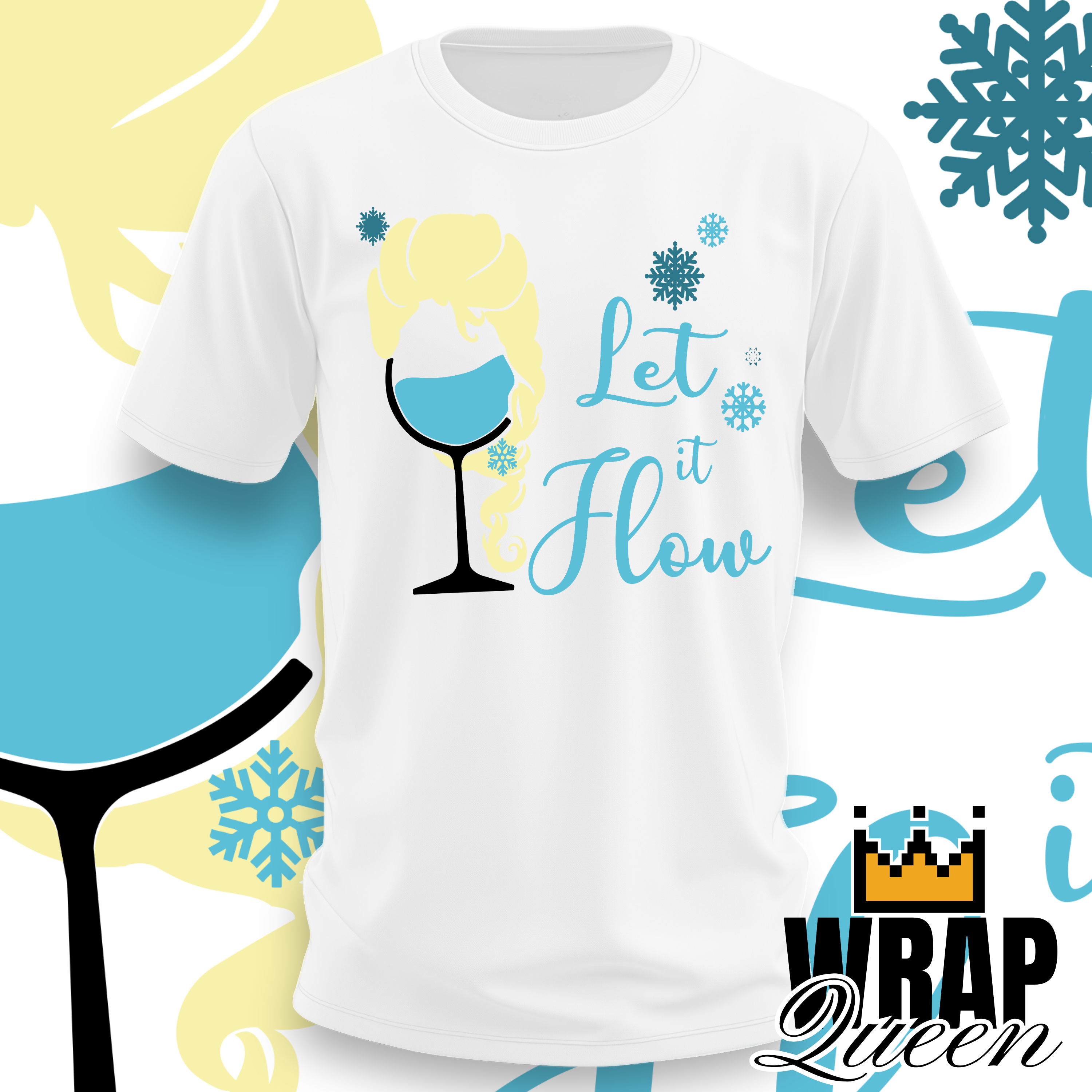 Tipsy Princess Tshirt Design 👕 DTF Transfer