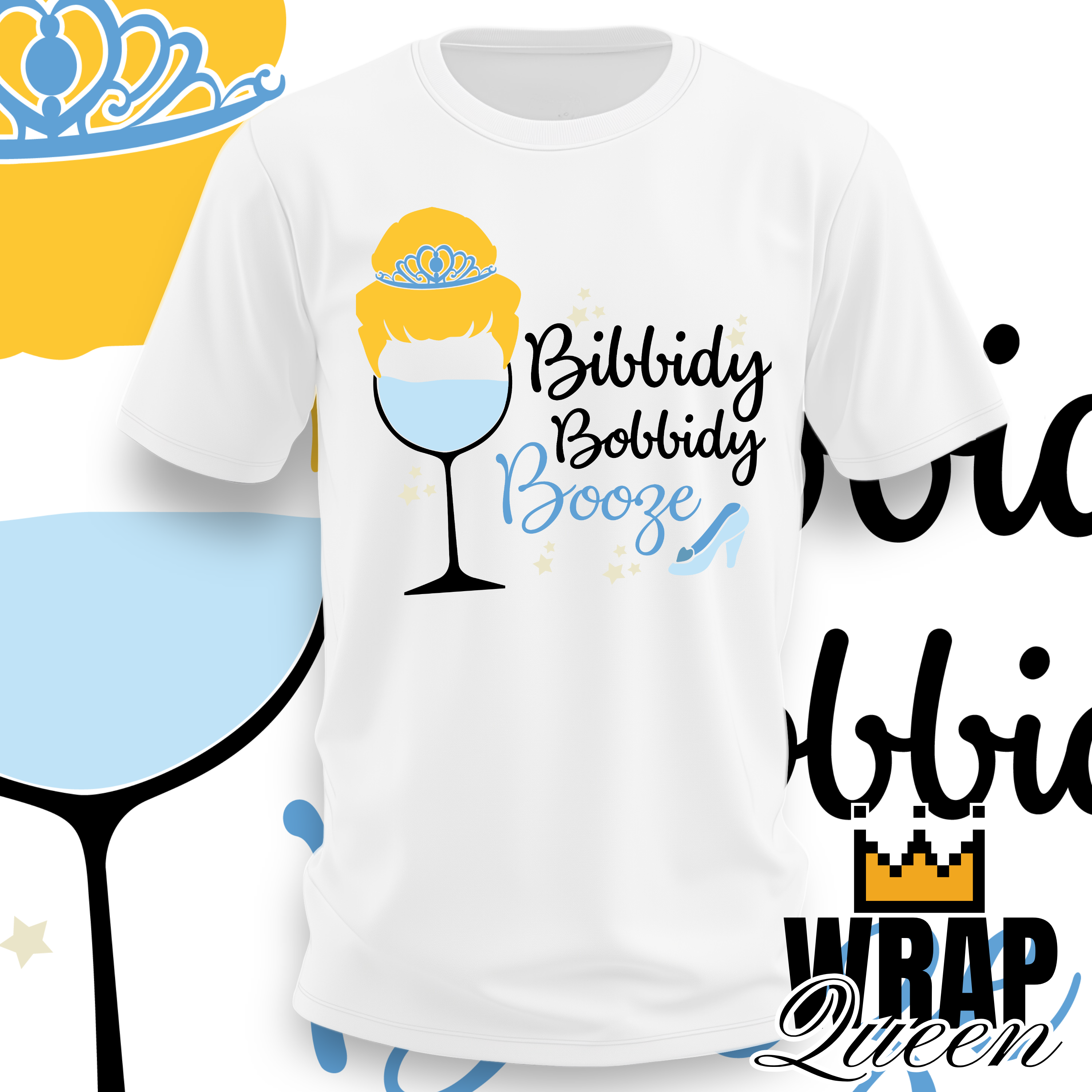 Tipsy Princess Tshirt Design 👕 DTF Transfer