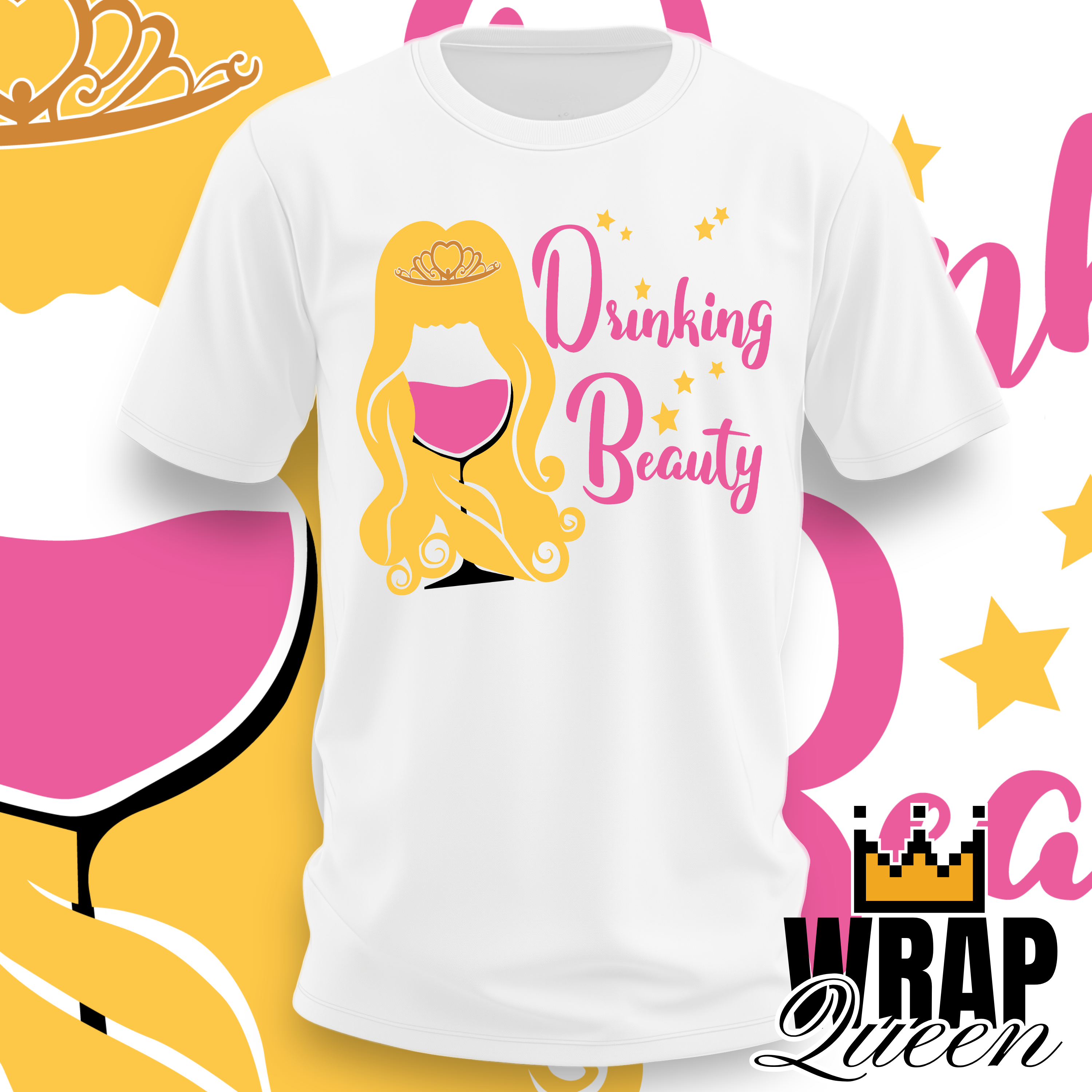 Tipsy Princess Tshirt Design 👕 DTF Transfer