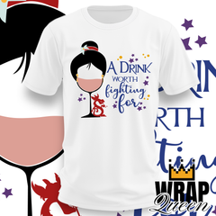 Tipsy Princess Tshirt Design 👕 DTF Transfer