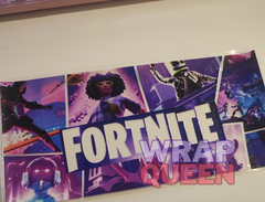 Gaming Fortnite UV DTF 16oz Glass Cup Wrap