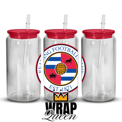 Reading Football Club UVDTF 4 inch Glass Cup Wrap