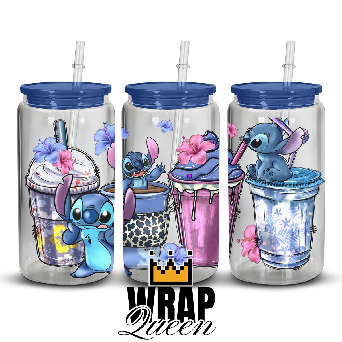 Experiment 626 Cups UV DTF 16oz Glass Cup Wrap