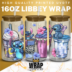 Experiment 626 Cups UV DTF 16oz Glass Cup Wrap