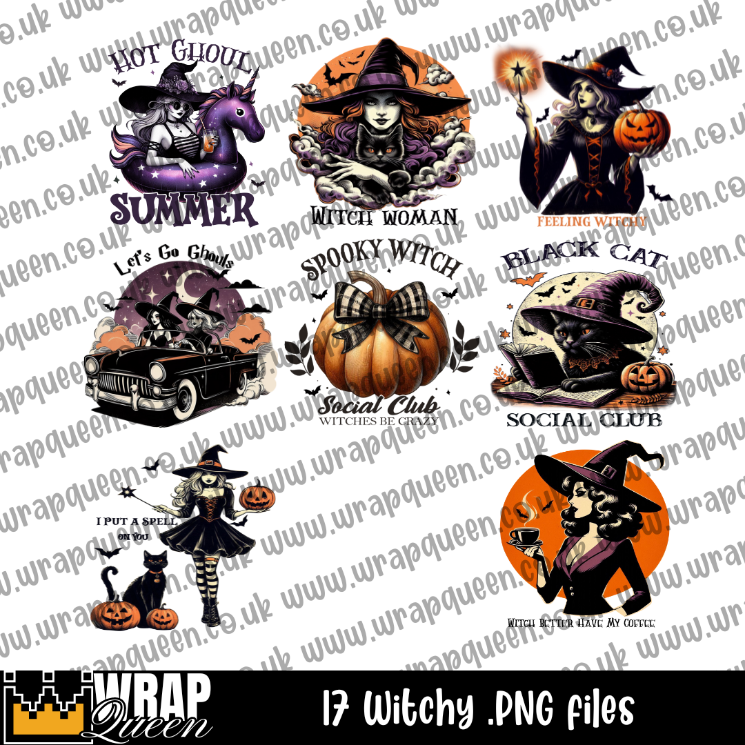 Digital Download - Witchy Halloween - 17 files