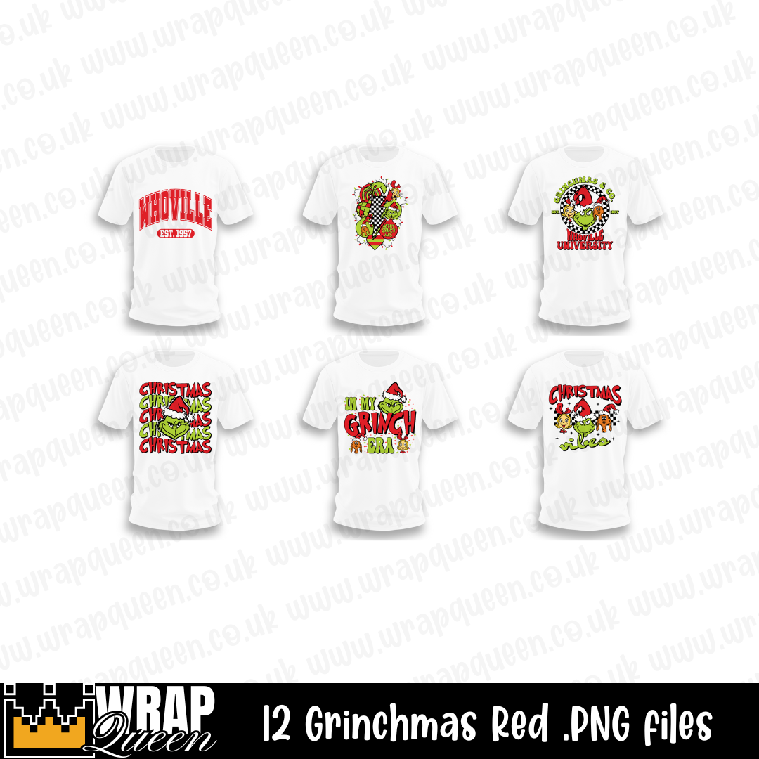 Digital Download - Red Grinchmas - 12 files