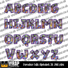 Digital Download - Alphabet UP Paradise is falling - 26 files