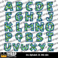 Digital Download - Alphabet Rex - 26 files