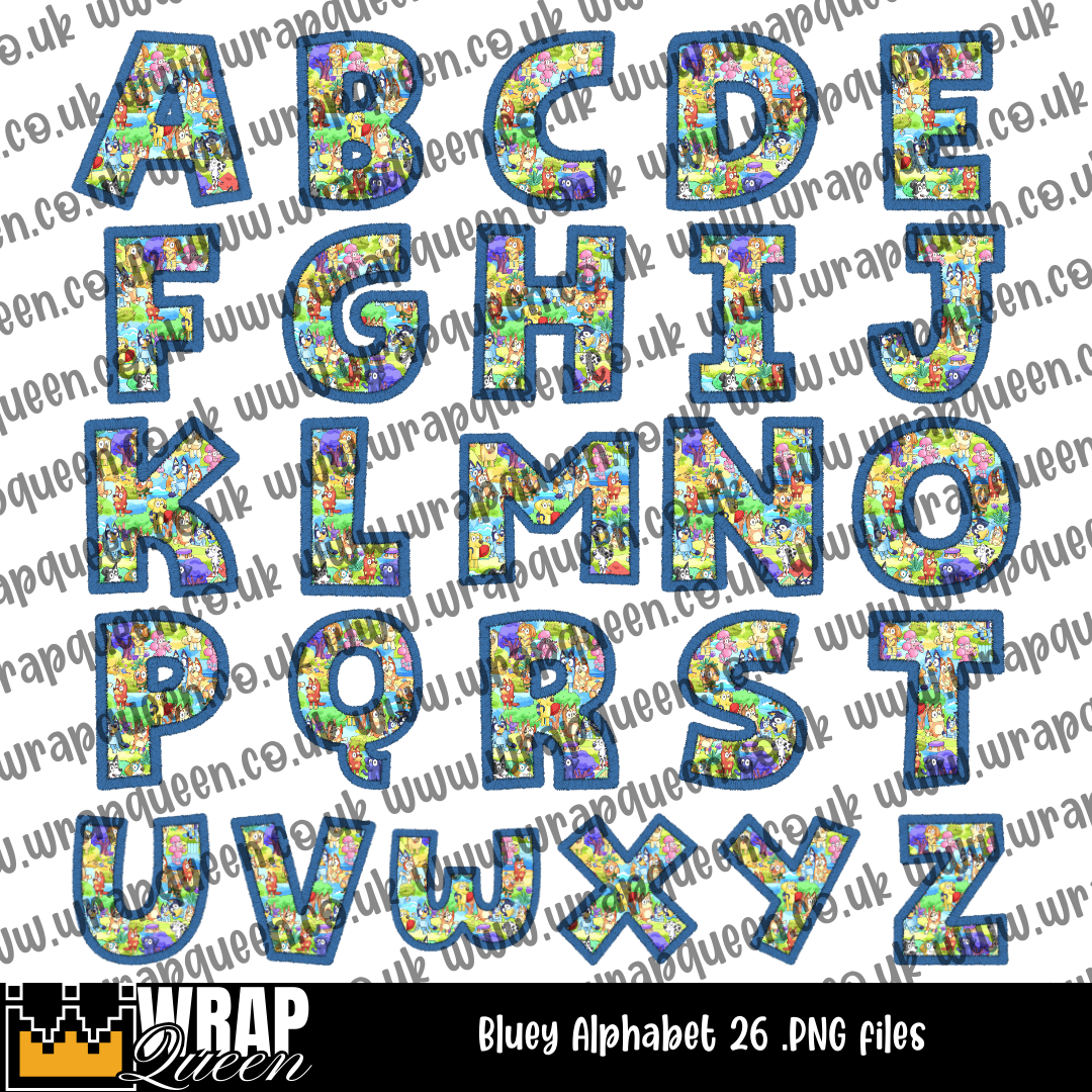 Digital Download - Alphabet Dog - 26 files