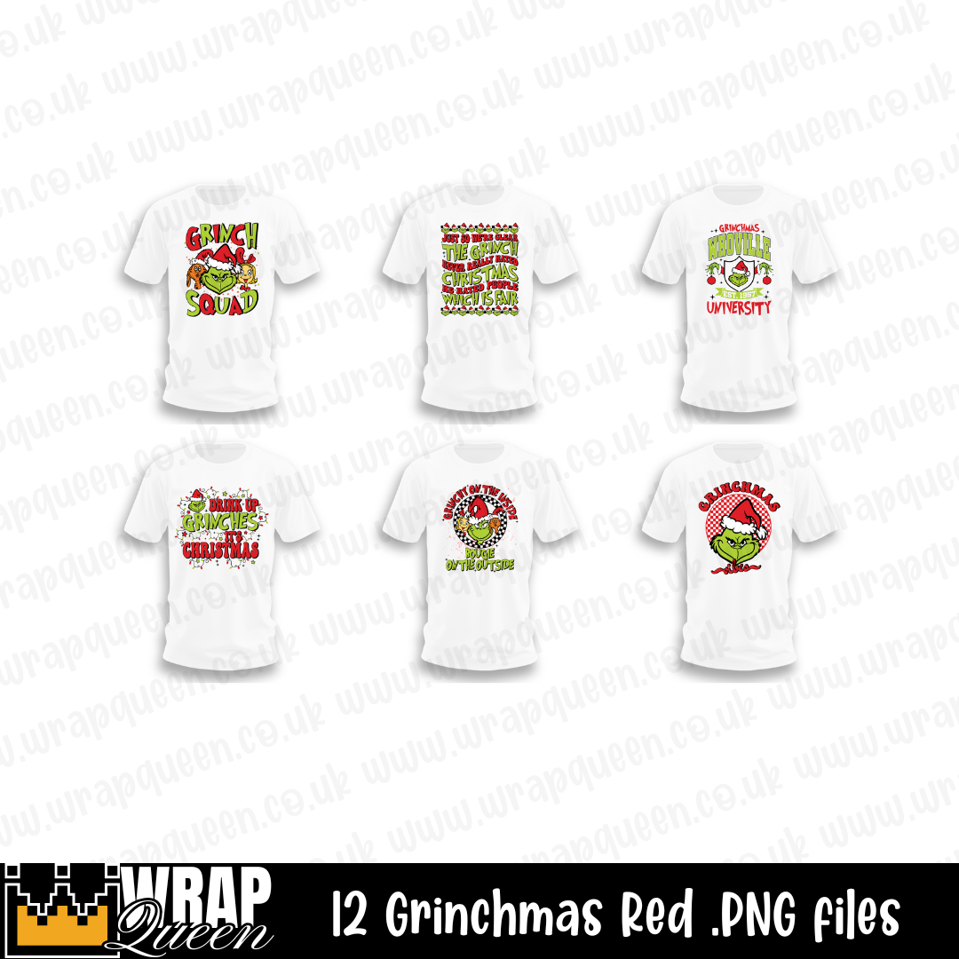 Digital Download - Red Grinchmas - 12 files