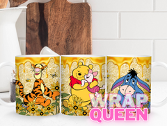 Bear and Friends🔥🍵Sublimation 11 oz Mug Wraps