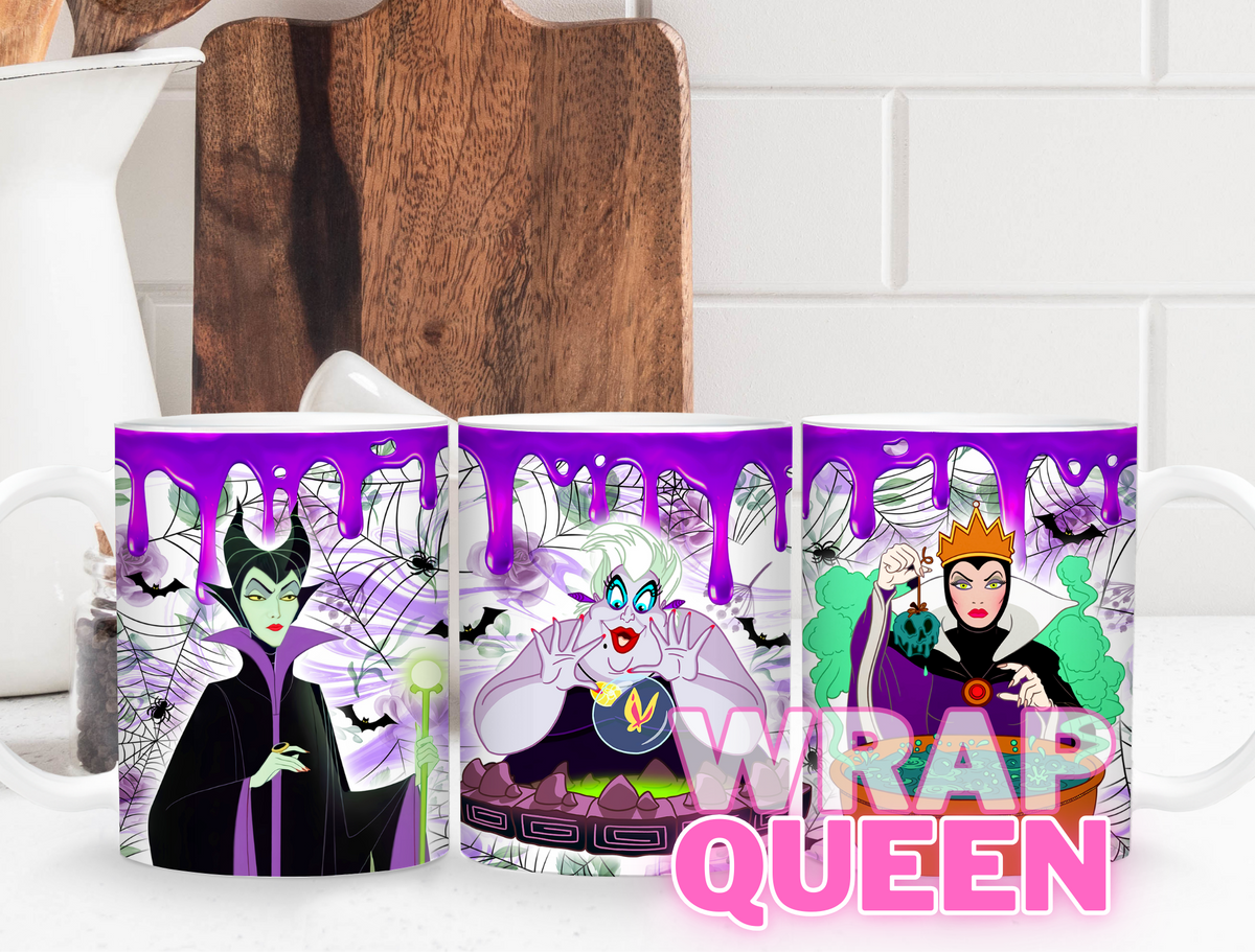 Villains🔥🍵Sublimation 11 oz Mug Wraps